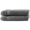DUSCHTUCH 70x140 cm Frottier Handtücher im 2er Set aus 100% Baumwolle, Anthrazit 500g/m2 - Anthrazit, Textil (70/140cm) - Carpe Sonno