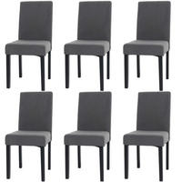 ESSZIMMERSTUHL Grau 6er-Set - Grau, Textil (42/90/50cm) - MCW