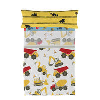BETTWÄSCHE 2er-Set teiliges machinery 180x270 cm mehrfarbig - Multicolor, Textil (180/270cm) - Happy Friday