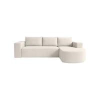 ECKSOFA Tolga mit Schlaffunktion, Ecru - Ecru, Textil (270/162cm) - Fedve