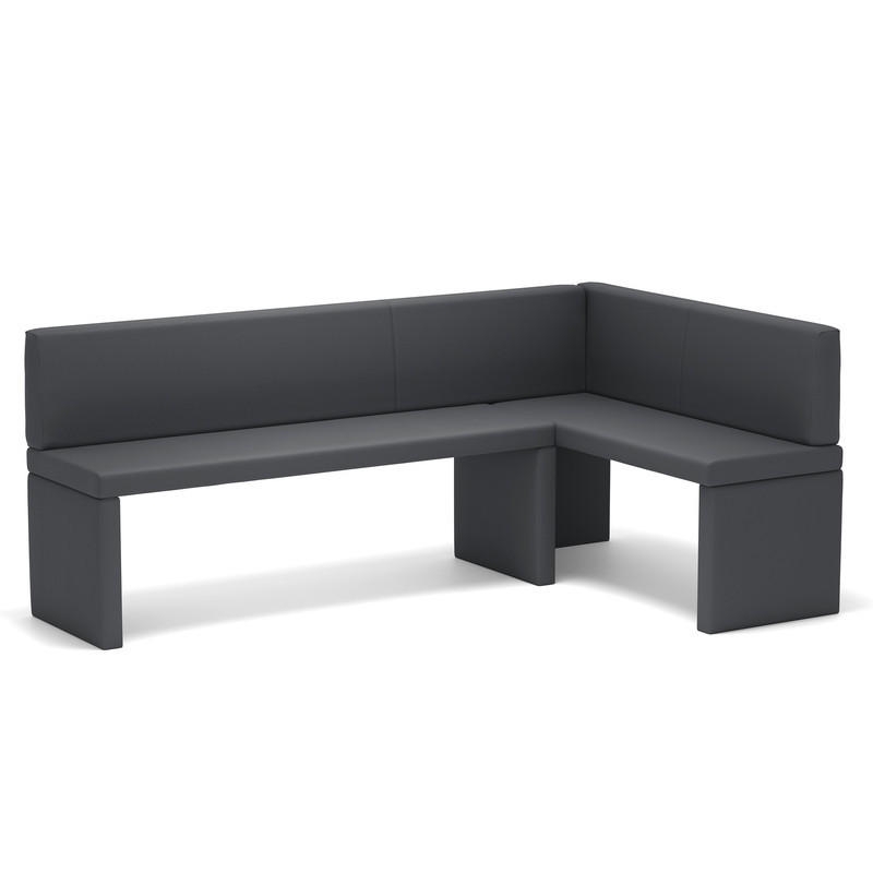 Idohome Eckbank Dunkelgrau 196x142 cm