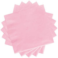 SERVIETTEN 20 Stück Rosa 33x33 cm - Rosa, Papier (16.5/16.5/1cm)