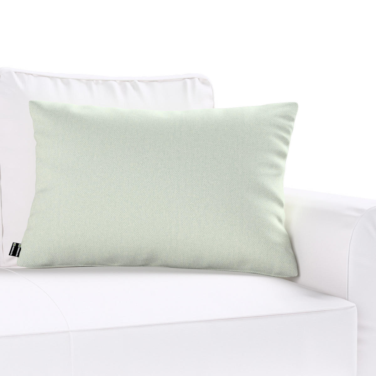 KISSENHÜLLE Living Basic mint, 47x28 cm - Mintgrün, Textil (47/28cm) - Dekoria