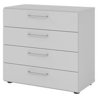 SCHUBLADENSCHRANK - 4 Schübe 42/80/74,8 cm in Grau - Grau, Holzwerkstoff (80/74.8/42cm) - bümö
