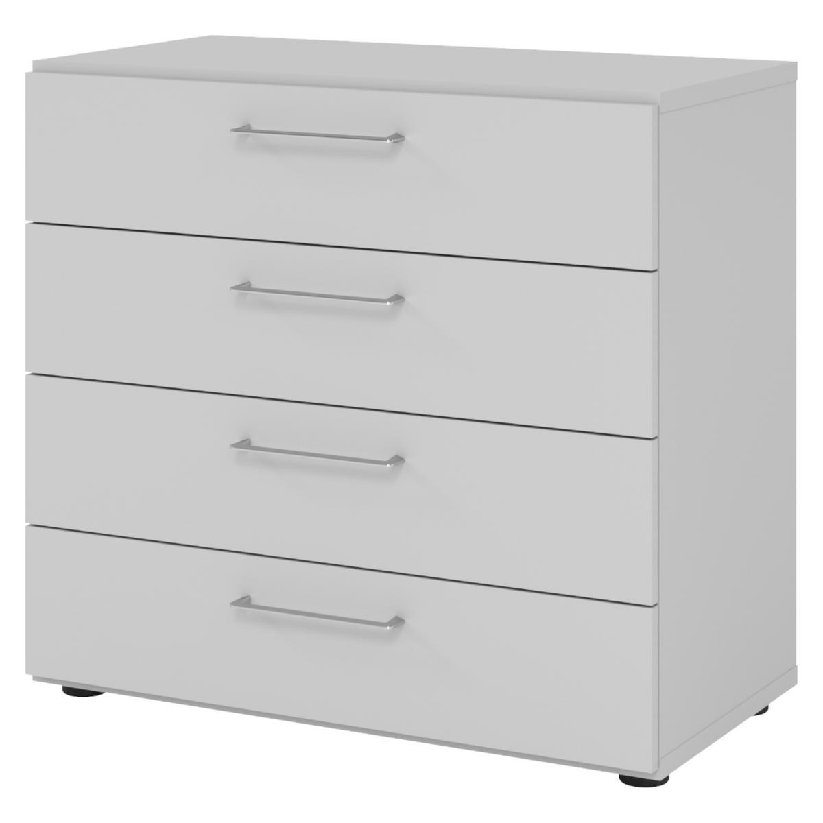 SCHUBLADENSCHRANK - 4 Schübe 42/80/74,8 cm in Grau - Grau, Holzwerkstoff (80/74.8/42cm) - bümö