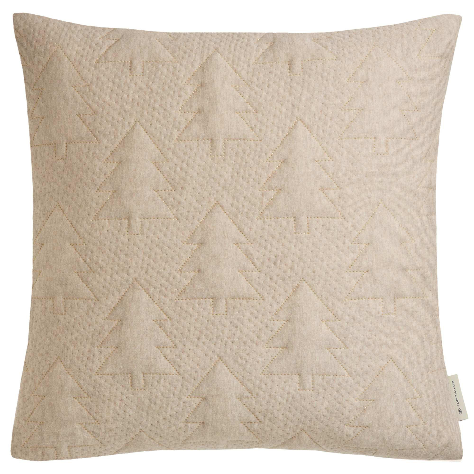 ZIERKISSENHÜLLE WEIHNACHTSKISSEN - Beige, Textil (45/45cm) - Tom Tailor