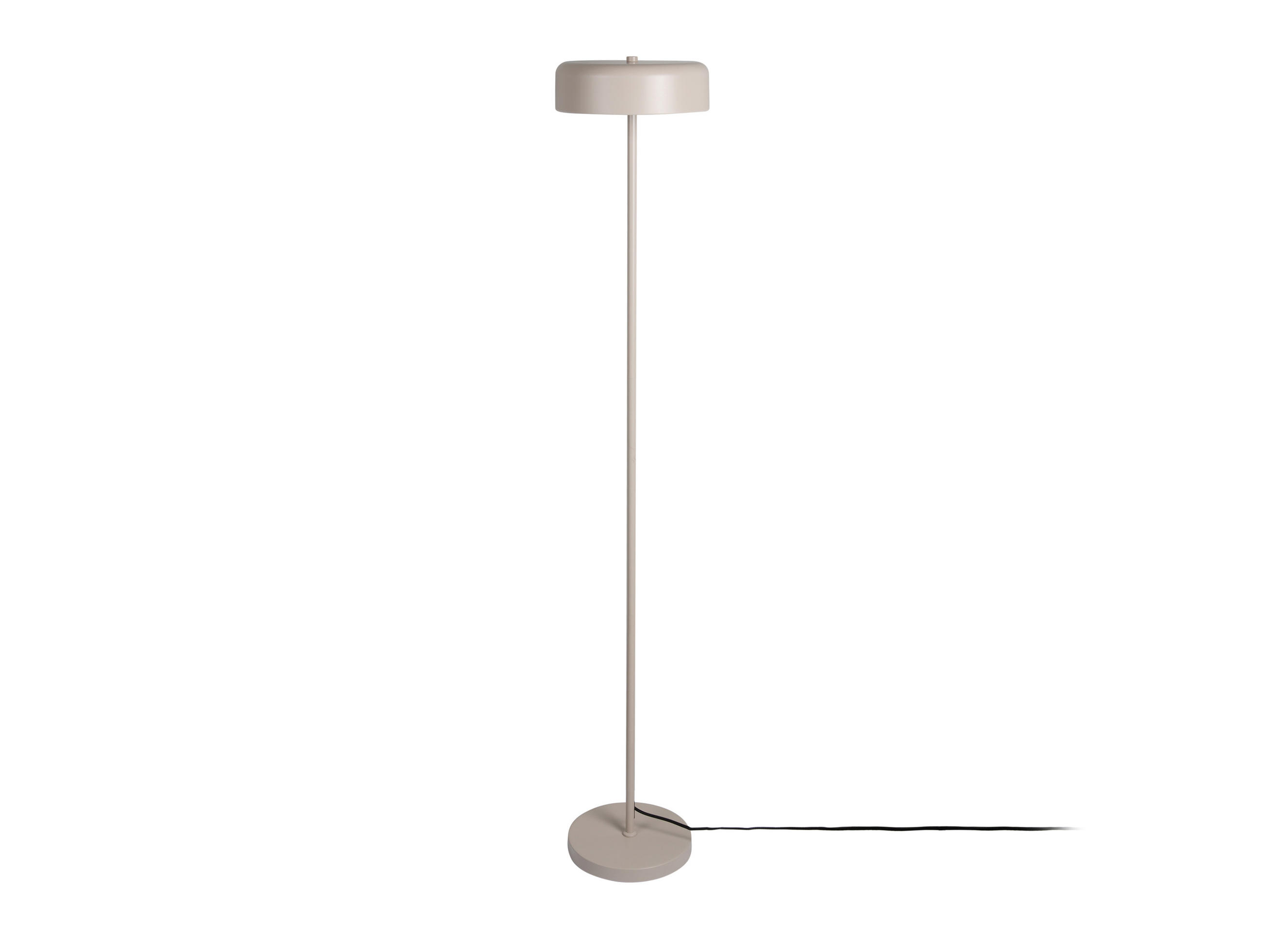 STEHLAMPE Riqueza - Grau - 24/24/140 cm - Grau, Metall (24/24/140cm) - Leitmotiv