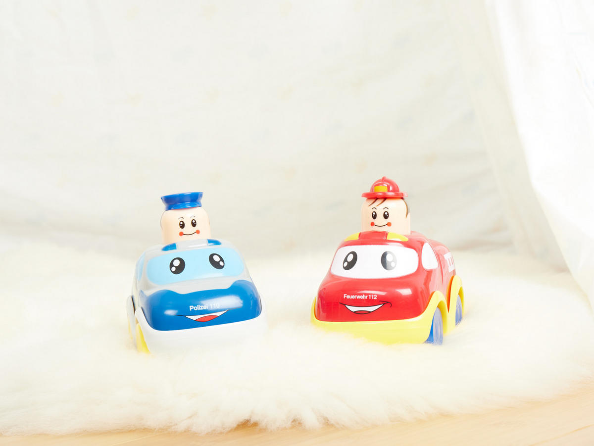 AUFZIEHAUTO ab 1 Jahr Tut Tut - Blau, Kunststoff (7/11cm) - Bieco Spielwaren