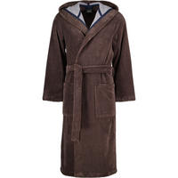 BADEMANTEL HERREN KAPUZE DOUBLEFACE 831 MOKKA - 31 - Braun, Textil (XLnull) - Cawö