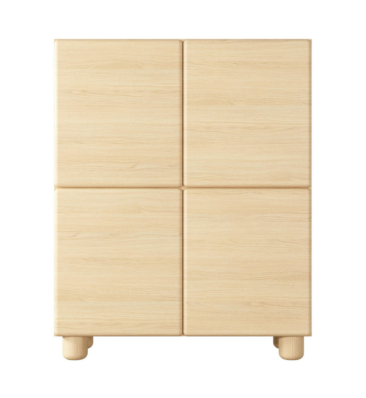HOLZKOMMODE 100 cm Bloom, Boho, 4 Türen, Eiche Vicenza - Eichefarben, Holz (100/125/38cm) - Emporius