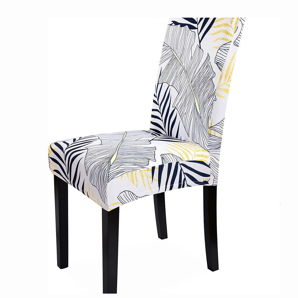 STUHLHUSSE Stretch Waschbar(4-tlg. Set) - Weiß, Textil (25/20cm) - Kaket