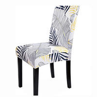 STUHLHUSSE Stretch Waschbar(4-tlg. Set) - Weiß, Textil (25/20cm) - Kaket