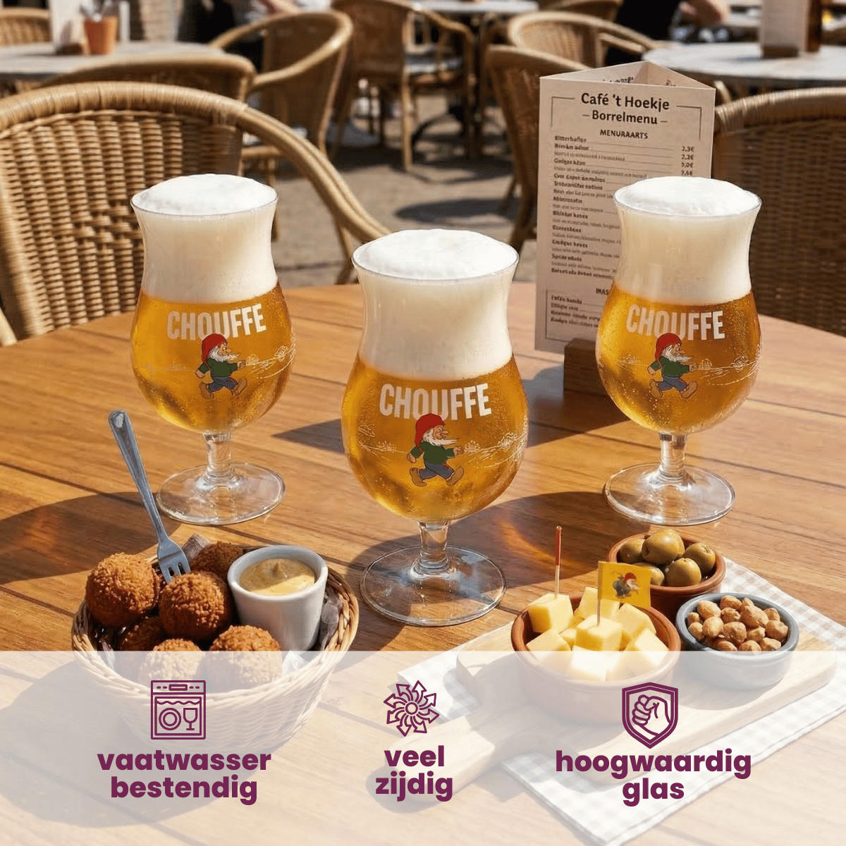 BIERGLAS Biergläser 330 ml - 6 Stück - Transparent, Glas (0.33L)