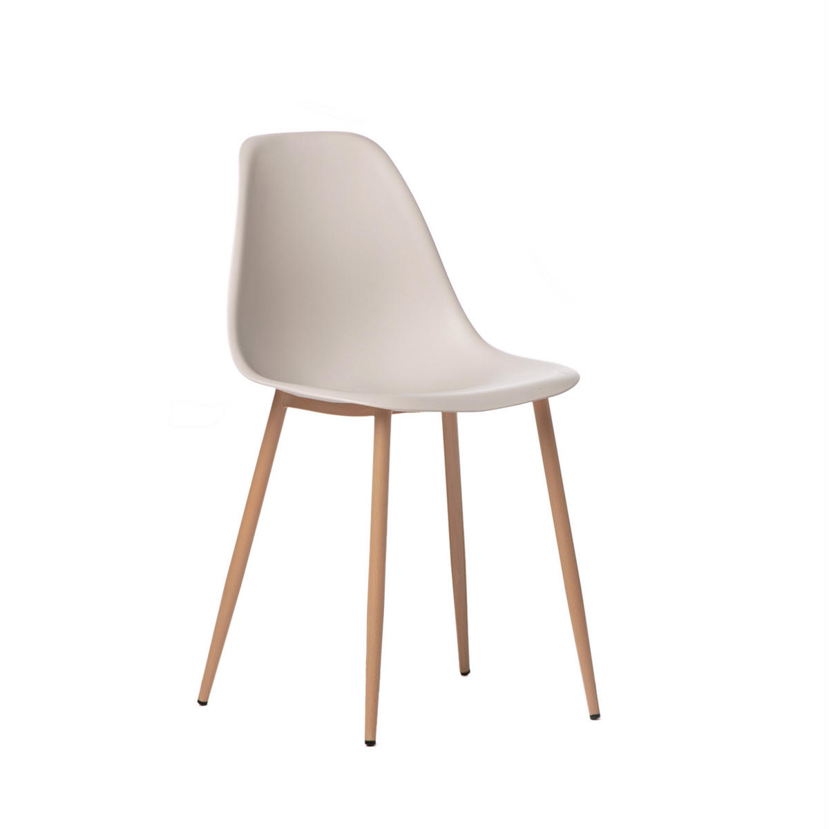 STUHL FÜR DRAUSSEN Nina Beige 45 cm x 80 cm - Beige, Kunststoff (45/80/53cm) - Klast Home