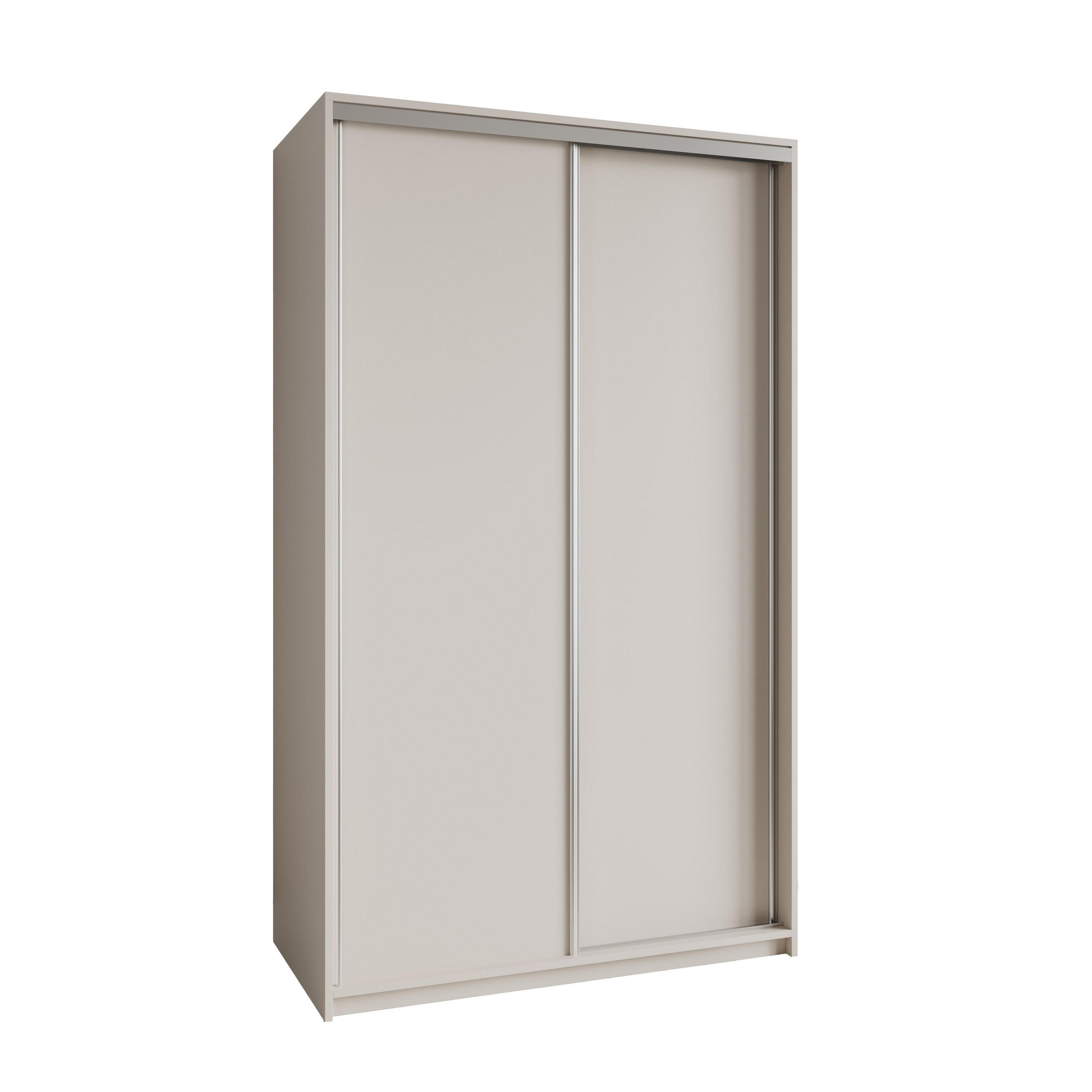 SCHWEBETÜRENSCHRANK NISSE 120/205/60 cm 2-türig Kaschmir - Kaschmir, Holzwerkstoff (120/205/60cm) - MASSENO