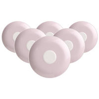 CAPPUCCINOUNTERTASSEN Rose Garden rosa ø 17,4 cm 6er Set - Rosa, Keramik (17.4cm) - Villeroy & Boch