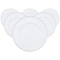 SPEISETELLER Anmut Platinum No. 1 weiß ø 27,7 cm 6er Set - Weiß, Keramik (27.7cm) - Villeroy & Boch