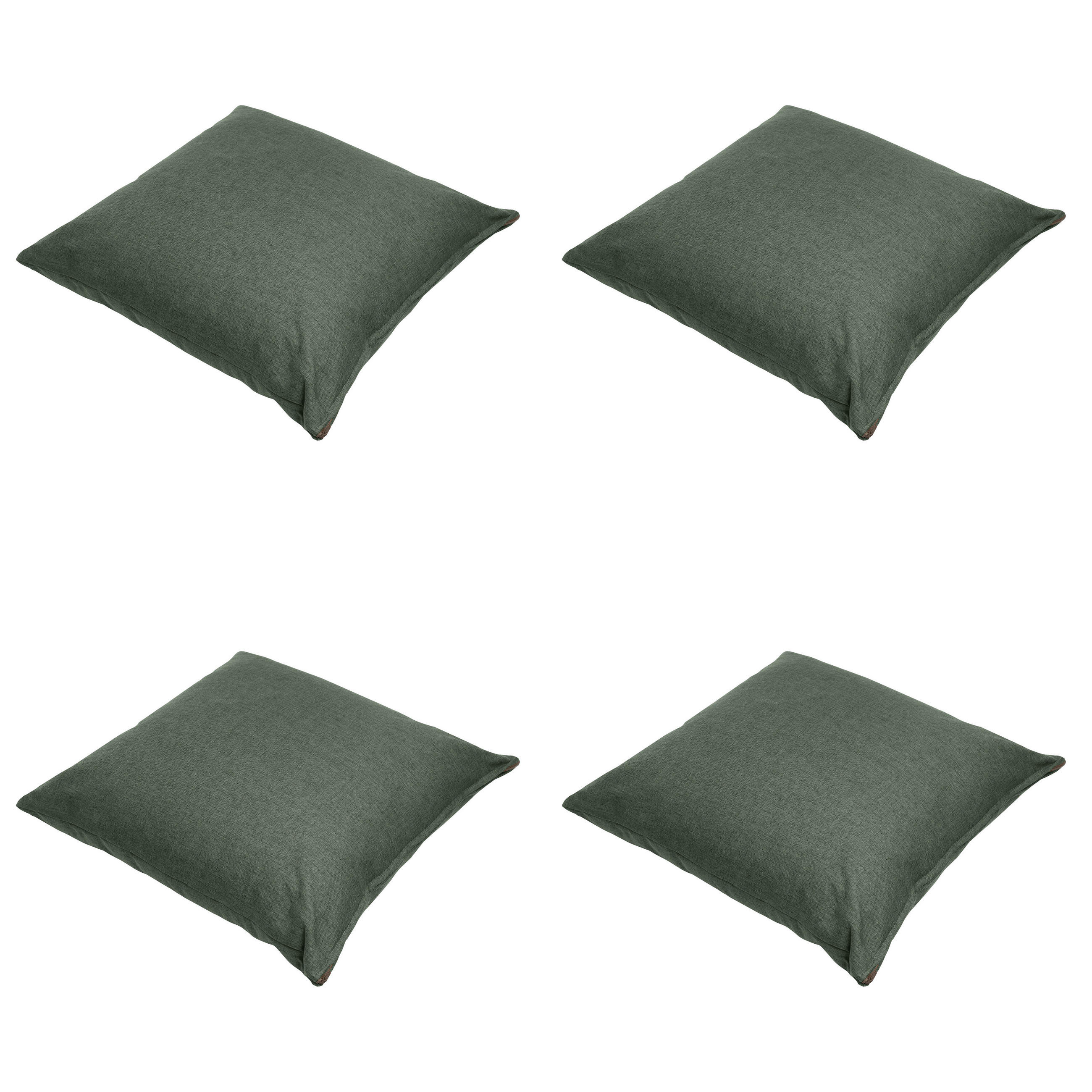 DEKORATIONSKISSEN Best deal - Grün - 45/45/10 cm - 4er-Set - Grün, Textil (45/45cm) - Madison