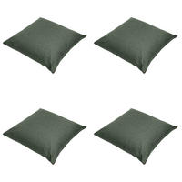 DEKORATIONSKISSEN Best deal - Grün - 45/45/10 cm - 4er-Set - Grün, Textil (45/45cm) - Madison
