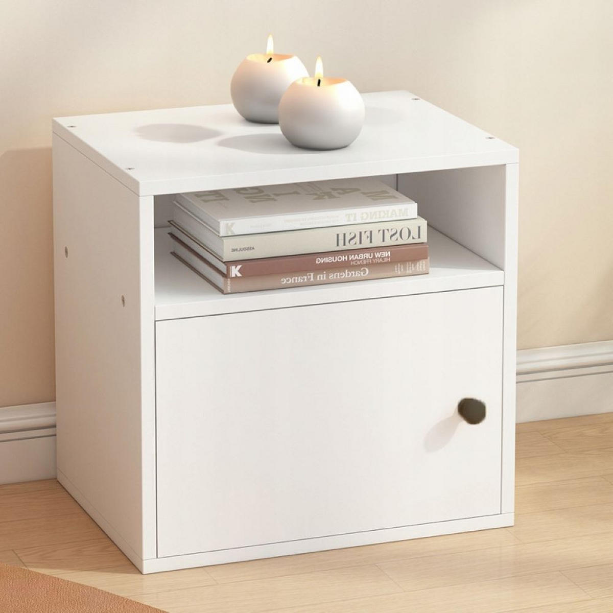 BÜCHERREGAL, weiß 40/34/56 cm - Weiß, Holzwerkstoff (40/56/34cm) - Rebiko