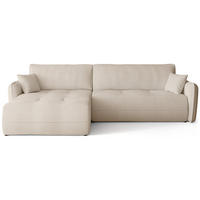 ECKSOFA CLAUDIO mit Schlaffunktion Ecru - Ecru, Textil (263/150cm) - Bromarkt