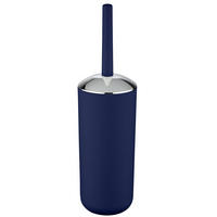 BÜRSTENHALTER dunkelblau + Toilettenbürste Brasil 10/10/37 cm - Dunkelblau, Kunststoff (10/37/10cm) - Wenko