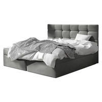 BOXBETT Luanda - Grau, Holzwerkstoff (140/200cm) - MIRJAN24