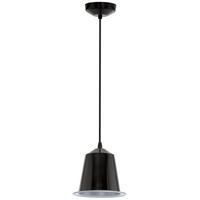 LED HÄNGELEUCHTE Stahl Schwarz glänzend - Schwarz, Metall (17.5/17.5/110cm)