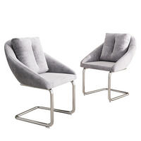 SCHWINGSTUHL DE-35649 2er-Set mit Samtpolsterung Grau - Grau, Metall (59/82/65cm) - ComfortXL