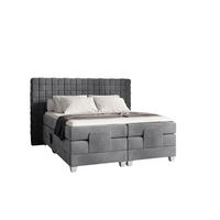 BOXSPRINGBETT Elektrisch Vidal - Grau, Holzwerkstoff/Textil (140/200cm) - Fun Möbel