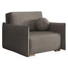 SCHLAFSOFA Viva Glov I - Hellbraun/Naturfarben, Holz/Textil (104/85/98cm) - MIRJAN24