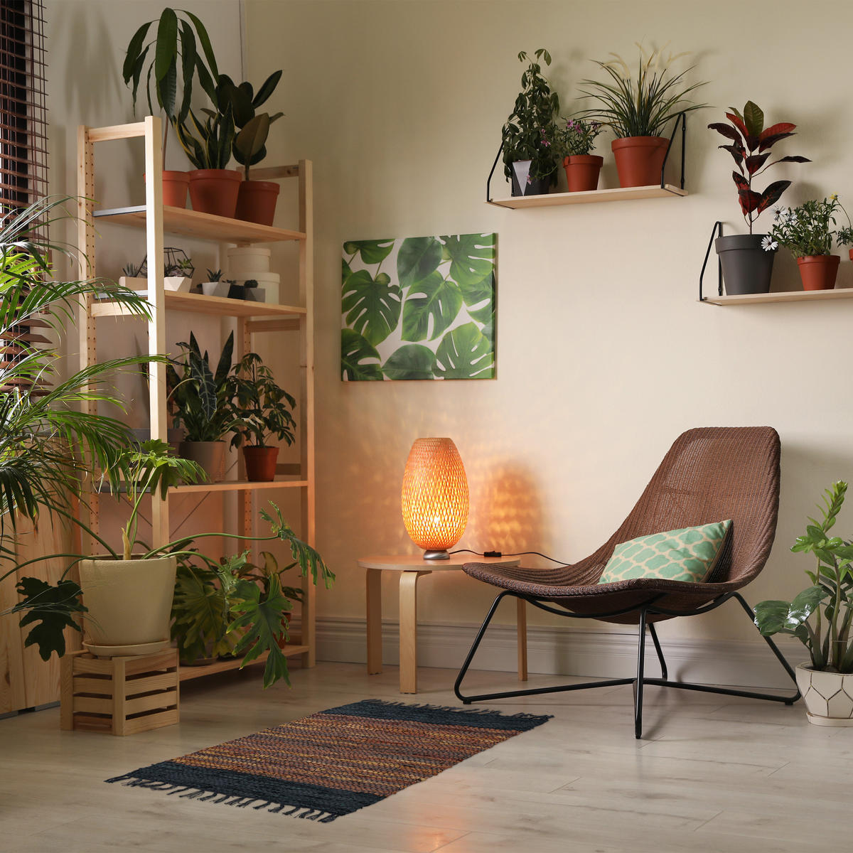 FLICKENTEPPICH - Grau, Leder/Textil (60/110cm) - Relaxdays