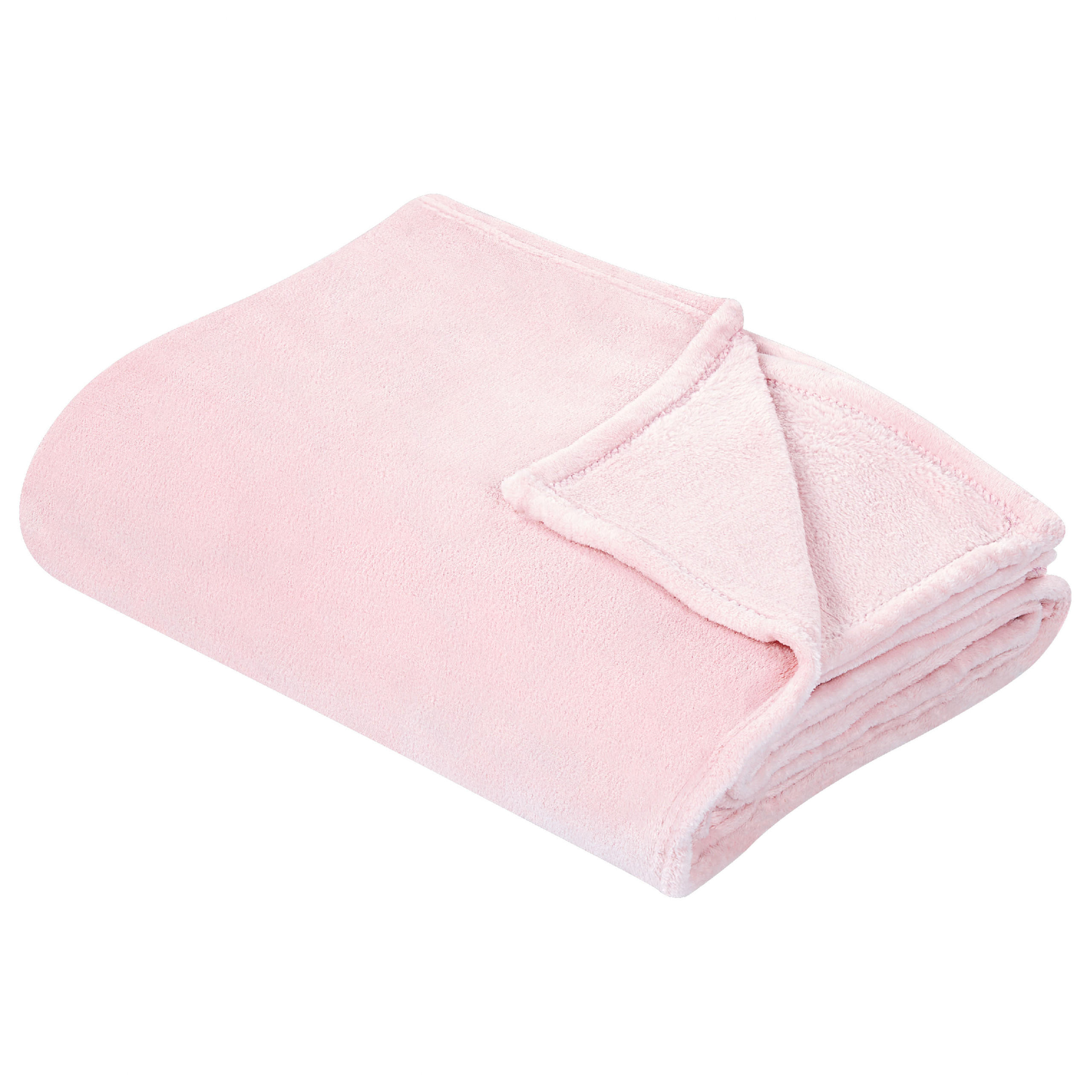 DECKE Rosa Bayburt 200/220 cm - Pink, Textil (200/220cm) - Beliani