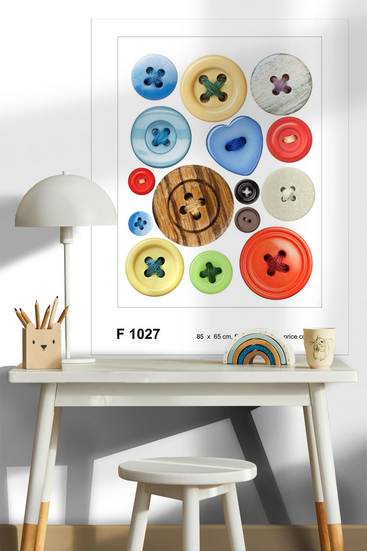 WANDTATTOO Knoten 85 x 65 cm - Multicolor, Papier (85/65/65cm) - Sanders & Sanders