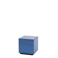 BLUMENSÄULE Daxton Blau 40/40/40 cm - Blau, Glas (40/40/40cm) - Light & Living
