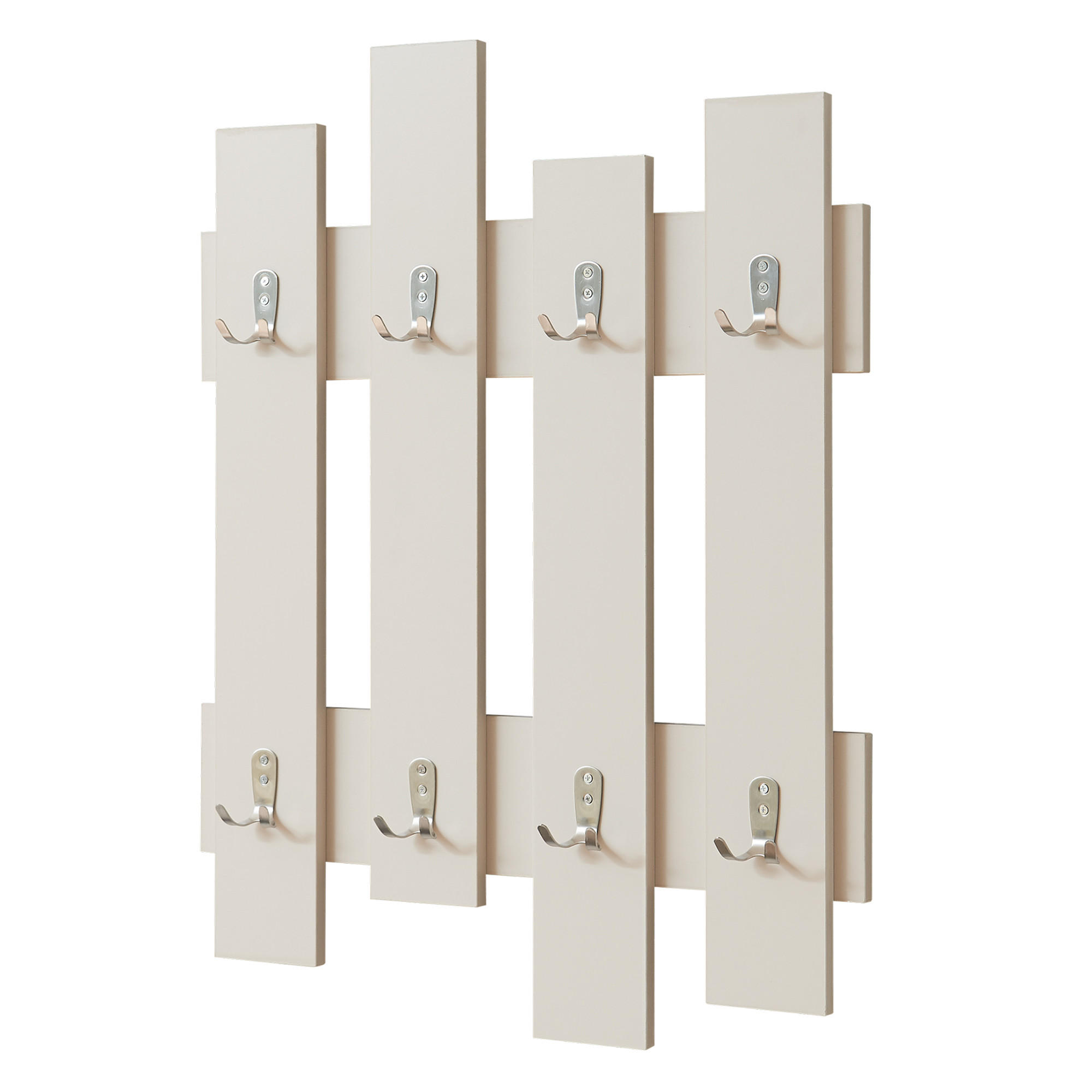 WANDGARDEROBE Raseborg - Beige, Holzwerkstoff (60/80/3cm) - [en.casa]