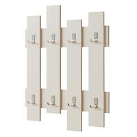 WANDGARDEROBE Raseborg - Beige, Holzwerkstoff (60/80/3cm) - [en.casa]