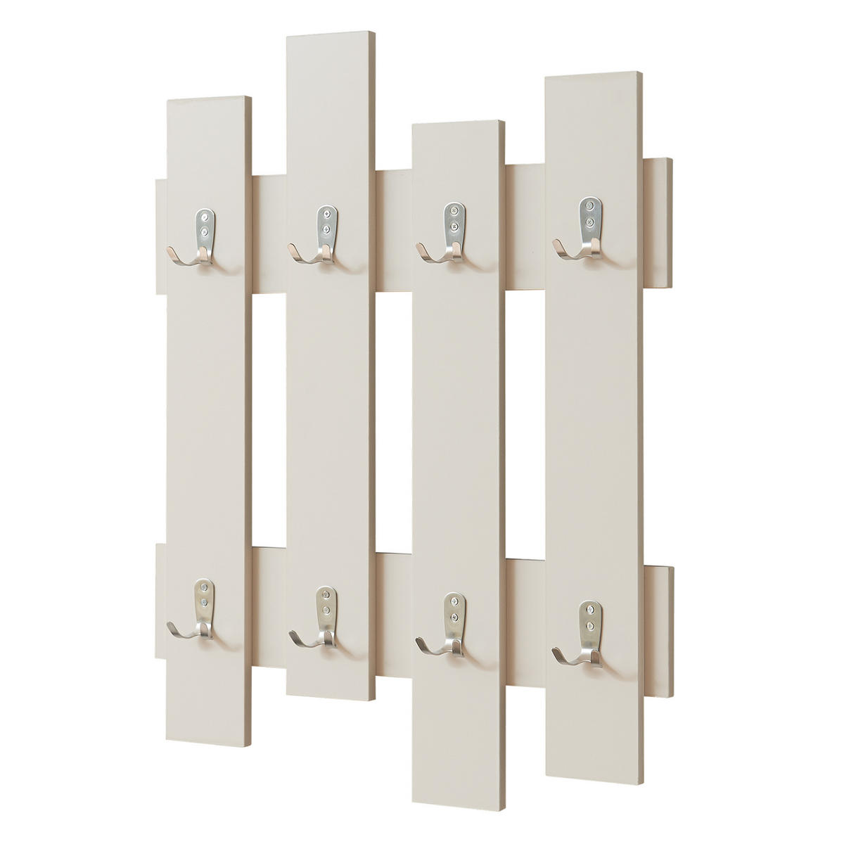 WANDGARDEROBE Raseborg - Beige, Holzwerkstoff (60/80/3cm) - [en.casa]