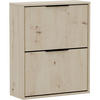 SCHUHSCHRANK Muno mit 2 Türen, eiche Artisan - Eiche Artisan, Holzwerkstoff (60/87.5/30cm) - Beautysofa