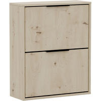 SCHUHSCHRANK Muno mit 2 Türen, eiche Artisan - Eiche Artisan, Holzwerkstoff (60/87.5/30cm) - Beautysofa