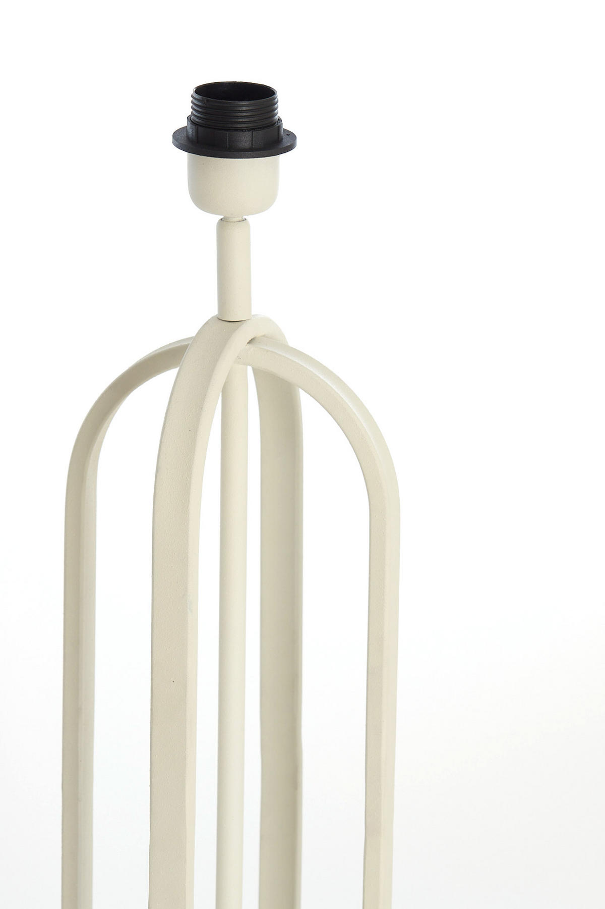 LAMPENFUSS Aster Weiß Ø16/55 cm - Weiß, Metall (16/16/55cm) - Light & Living