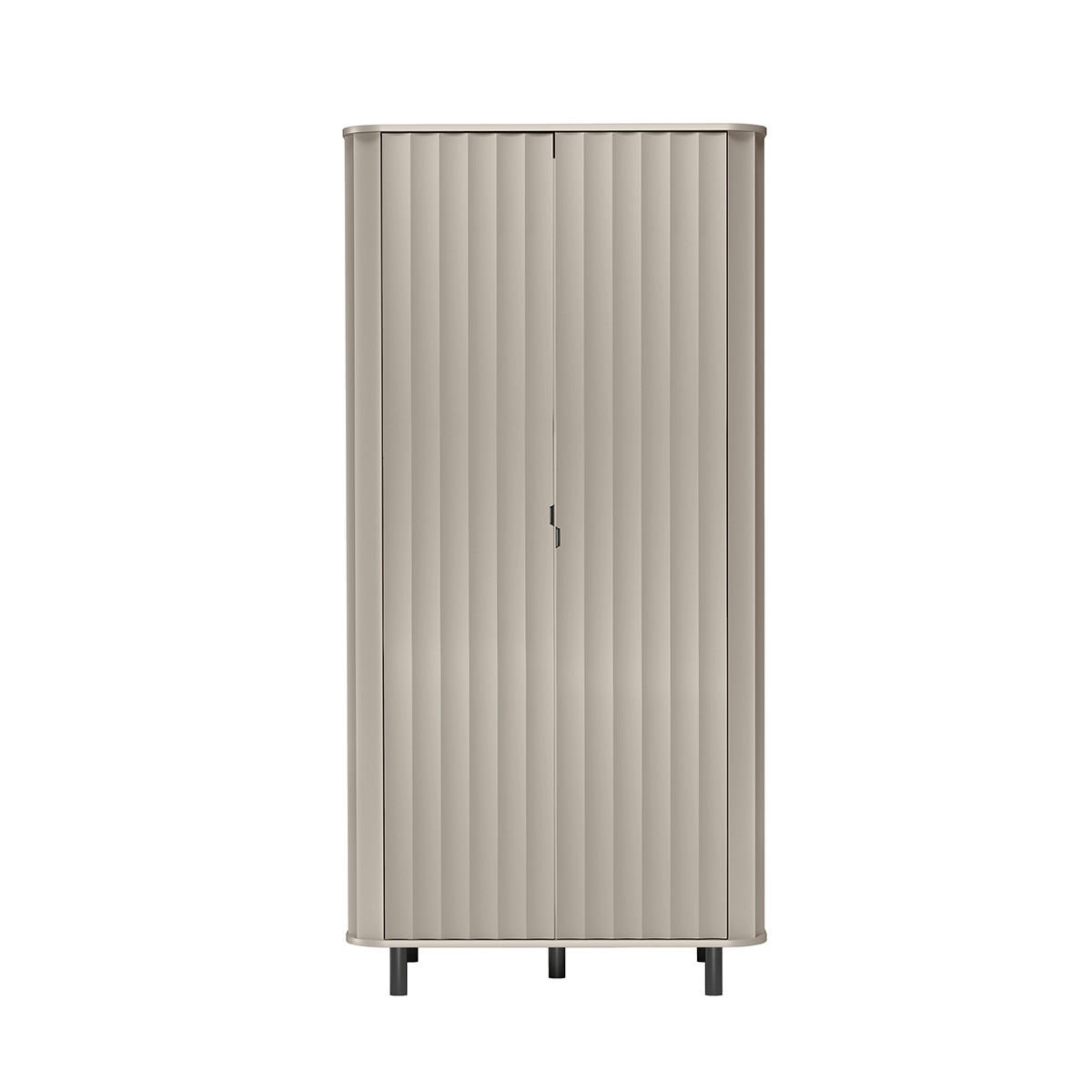 Masseno Drehtürenschrank Beige 98x200x54.5 cm