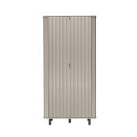 DREHTÜRENSCHRANK MODERNO 98/200/54,5 cm 2-türig Beige - Beige, Holzwerkstoff (98/200/54.5cm) - MASSENO