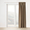 FERTIGVORHANG mit Schlaufenband mocca 140 x 280 cm - Mokka, Textil (140/280/1cm) - Dekoria