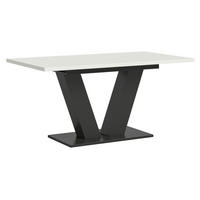 ESSTISCH weiß, grau 150 - 190 cm, Küchentisch ausziehbar - Weiß/Grau, Holz/Holzwerkstoff (150/90/76cm) - Inn.Furn
