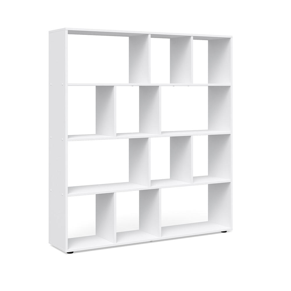 RAUMTEILER Pilar Weiß 131.6 x 143 cm - Weiß, Holzwerkstoff (131.6/143/29cm) - Vicco