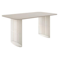 ESSTISCH Arcadia Cashmere 160 - Kaschmir, Holzwerkstoff/Metall (90/160/76cm) - MIRJAN24