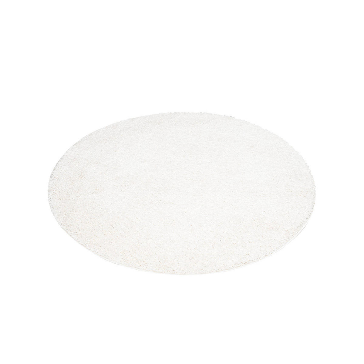 HOCHFLOR-TEPPICH City Shaggy 500 Creme 200x200 cm Rund - Creme, Textil (200/200cm) - carpet city