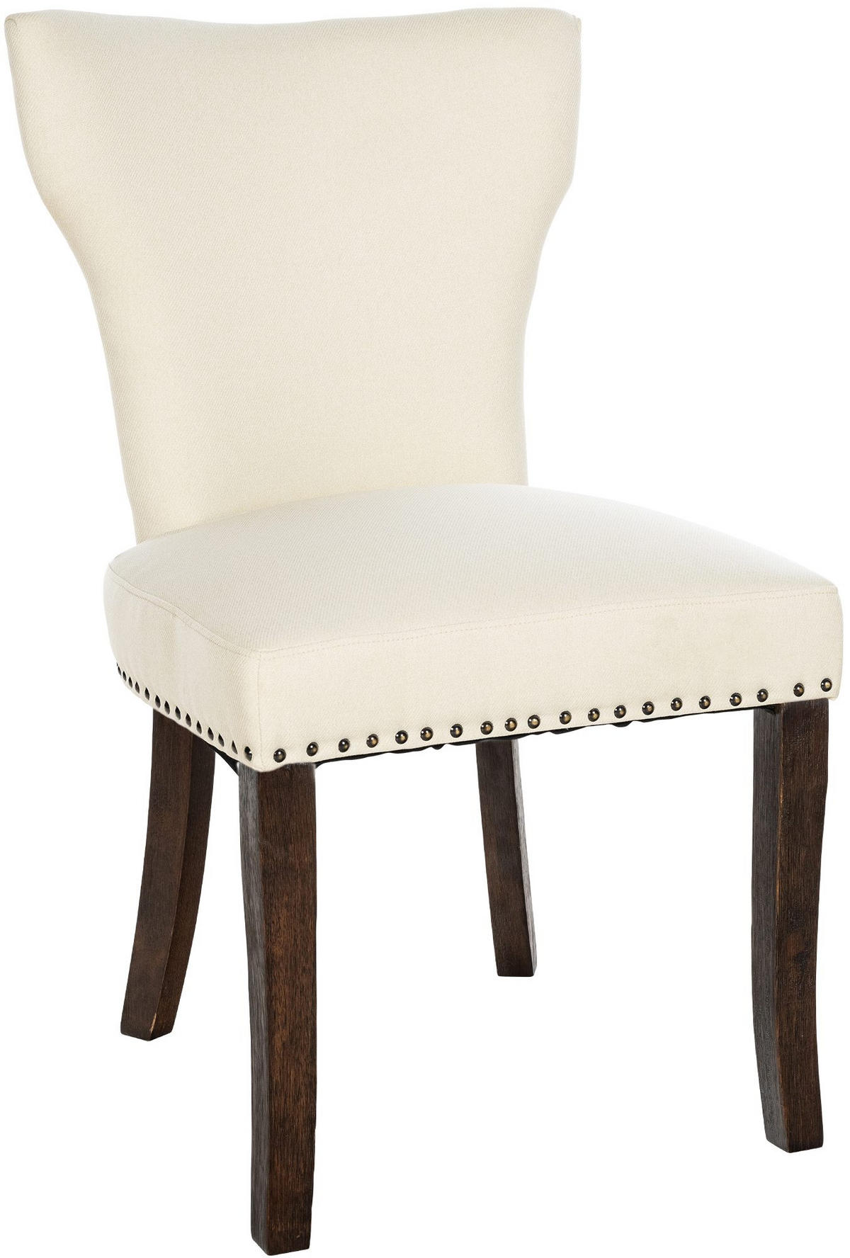 WOHNZIMMERSTUHL Stoff creme - Creme, Holz/Textil (52/90/59cm) - CLP