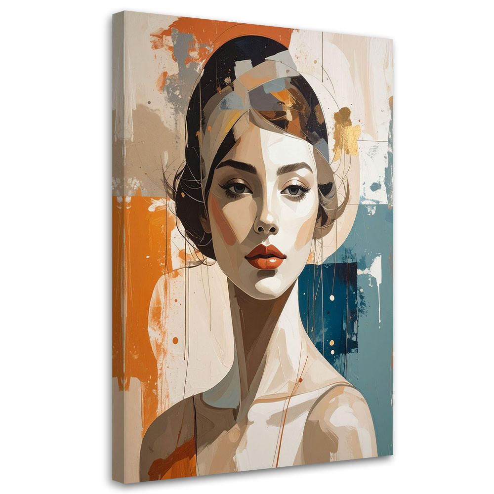 Feeby Leinwandbild, Mehrfarbig 70x100 cm